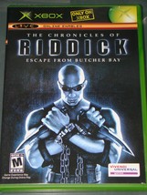 Xbox   The Chronicles Of Riddick Escape From Butcher Bay (Complete With Manual) - $18.00