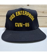 Vintage USS Enterprise MILITARY Hat CVN-65 Ship Hat New Made In USA Cali... - €25,70 EUR