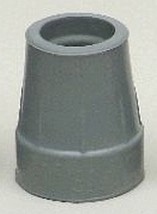 Rubber walking cane tips,  GREY, GRAY, 7/8&quot;, Nev-a-Slip brand, plug size... - £5.57 GBP