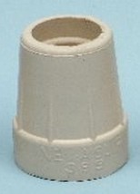 Rubber walking cane tips,  OFF-WHITE, 7/8&quot;, Nev-a-Slip brand, plug size, #399 - £5.58 GBP