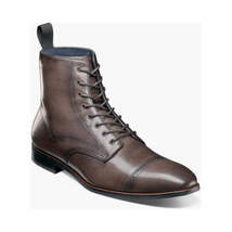 Stacy Adams Henry Cap Toe Lace Up Boot Leather Gray 25718-020 image 13