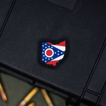 Ohio State Flag Ranger Eye PVC Morale Patch  Hook Backed by NEO Tactical - £11.74 GBP