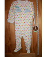 Carter Baby Clothes 6M-9M Newborn Giggle Playsuit Creeper Footed Tickle ... - $14.24