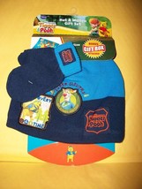 Disney Pooh Baby Clothes Toddler Winnie Mitten Hat Set Gift Box Cold Weather Cap - £7.49 GBP