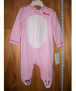 Disney Aristocats Baby Clothes 3-6M Pink Girl Hoodie Cat Marie Footed Sl... - $25.97 CAD