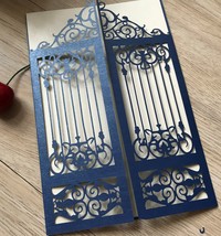 10pcs Pear Paper Laser Cut Wedding Invitations Cards,Laser Cut Birthday ... - $14.92 CAD