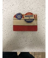 vintage political buttons - $6.73 CAD