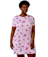 Joyspun Womens S/M Completely Pink Coffee Theme Soft Sleepshirt With Poc... - €7,77 EUR