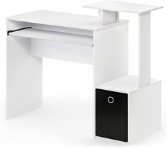 Furinno Econ Multipurpose Home Office Computer Writing Desk, White/Black - £56.42 GBP