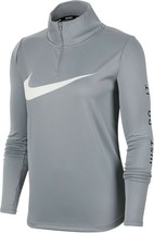 Nike Jdi Just Do It Midlayer Women&#39;s 1/4 Zip Shirt Size Large New CK0175 073 - £23.88 GBP