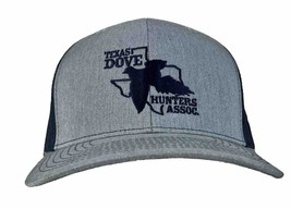Texas Dove Hunters Association Gray Hat Richardson Snapback Trucker Cap - £9.71 GBP