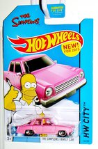 Hot Wheels 2015 HW City The Simpsons Family Car 56/250, Pink - $23.71