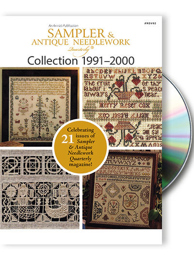 The Sampler & Antique Needlework Quartlery 1991-2000 Collection DVD - $40.50