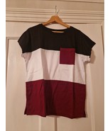 Casual T-Shirt Short Sleeve Summer Tops Loose Tops Crew Neck Basic Small - £13.11 GBP