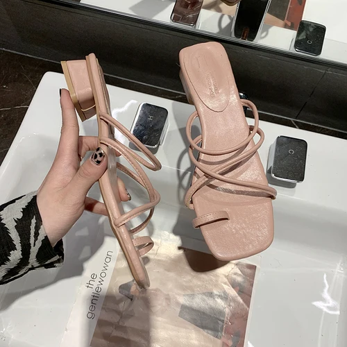 The new summer fashion casual Korean version of anti-slip low heel strap flip-fl - £190.38 GBP