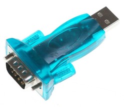 1 Serial MALE to USB MALE Adapter convert usb to RS-232 (9 pin) port - $24.11