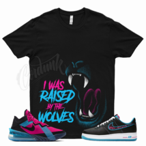 WOLVES T Shirt for N Lebron 18 Air Force 1 Fireberry Light Blue Fury Neon 8 - £20.16 GBP+