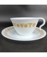 Vintage Corelle Livingware Cup and Saucer Butterfly Gold Hook Handle Mad... - £5.92 GBP