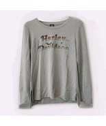 Harley Davidson Women&#39;s Sweater Sz M Gray Bedford TX Vtg - $24.99
