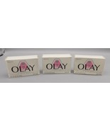 3 Bars Oil of Olay Soap White Vintage Old Stock Sealed Box Unused 4.75 Oz - $12.56