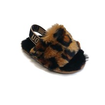 UGG Fluff Yea Slide Spotty Slippers Size 6 (Ages 2-3) 1134955T Multi Color - £32.13 GBP