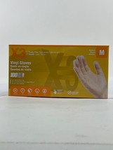 Vinyl Gloves X3 Powder Free & Latex Free Medium 100 ct Gloves Box - £7.97 GBP