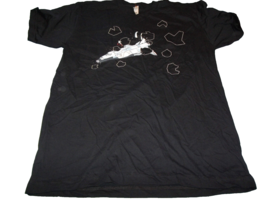 NASA Space Shuttle Spacewalk ASTEROIDS game crossover black T-Shirt Size XL - $12.86