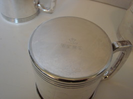 Set of Four Large Silver Plated Mugs by Wallace Silversmiths - £47.95 GBP