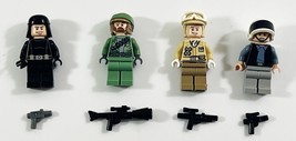 LOT of 4 Star Wars Lego Minifugures w/ A Gun For Each Figure - $13.36