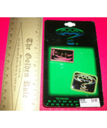 Batman Girl Fashion Comic Bat Man Forever Square Pin Back Jewelry Pair P... - $4.74