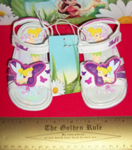 Disney Fairies Baby Shoes 7 Toddler Tinker Bell Footwear Tink Tinkerbell Sandals - £11.17 GBP