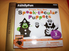 Disney Holiday Craft Kit Spooktacular Puppets Haunted Halloween Felt Shapes New - £9.86 GBP