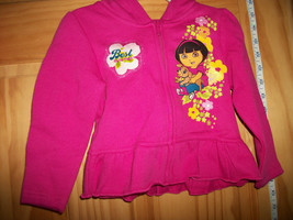 Dora The Explorer Baby Clothes 12M Infant Hoodie Nick Color Change Pink Jacket - $16.14