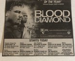 Blood Diamond Vintage Tv Print Ad Leonardo DiCaprio TV1 - $5.93