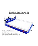 DIY 1 pc 1 color 30"x24" Micro-registration Screen Printing Machine NEW - $268.98