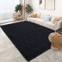 Tepook Ultra Soft Fluffy Rug For Bedroom, Contemporary Shaggy Rug, 4 X 6 Ft.. - £31.91 GBP