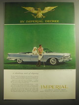 1959 Chrysler Imperial Crown Convertible Ad - By Imperial Decree - $18.49