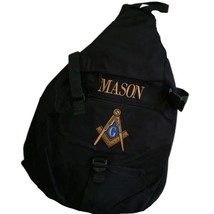 Masonic Freemason Sling Backpack Bag Fraternity Sling Bag Shoulder strap - £24.80 GBP