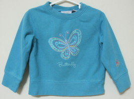 Toddler Girls Sonoma Aqua Long Sleeve Sweatshirt Size 3T - £3.12 GBP