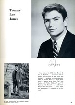 Tommy Lee Jones 1965 St Marks Yearbook The Marksmen Dallas Texas - £91.83 GBP
