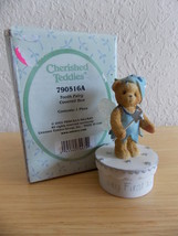 2002 Cherished Teddies Tooth Fairy Covered Box  - $20.00