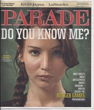 Hunger Games   Jennifer Lawrence, Stana Katic @ Parade Las Vegas Mag Mar 2012 - £3.10 GBP