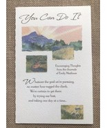 Emily Matthews You Can Do It 3 Panel Encouragement Greeting Card Deckled... - £2.37 GBP