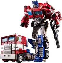 Optimus Prime Action Figure 7&quot; Robot Truck Alloy Abs New Kids Gift Movie Toy Red - £38.30 GBP