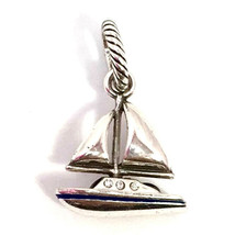 Brighton Sail Away Sailboat Charm, J95702 Silver Finish, New - $12.35