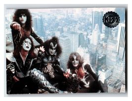 KISS Band KISSTORY 1997 Cornerstone #32 NYC Photo Card - $4.85