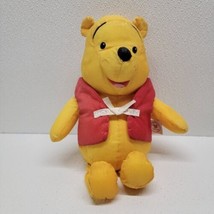 Disney Winnie The Pooh Splash Mates Plush Bear Life Jacket Nylon Pool Bath 12&quot; - £8.32 GBP