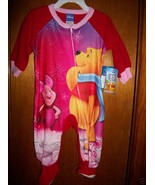 Disney Baby Clothes 12M Winnie The Pooh Footy Pajamas PJ Infant Footed S... - £11.28 GBP