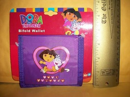Dora The Explorer Bifold Wallet Nick Best Friends Girl Bi-Fold Money Holder New - £3.75 GBP