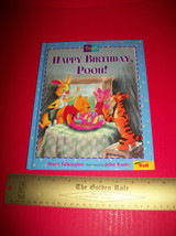 Disney Picture Book Troll Winnie the Pooh Happy Birthday Hardcover Educa... - $8.54